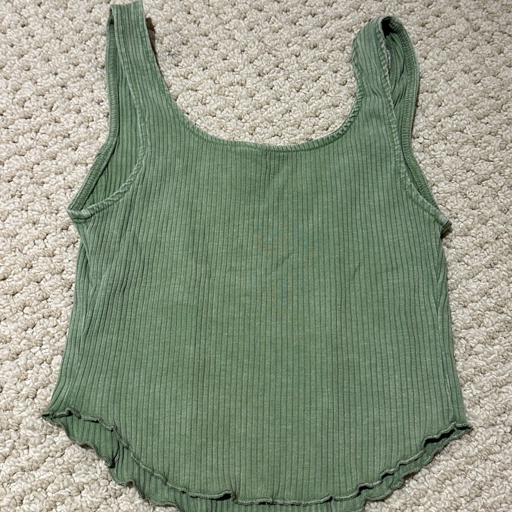 Wild Fable Ribbed Cropped Tank Top - Picture 3 of 3